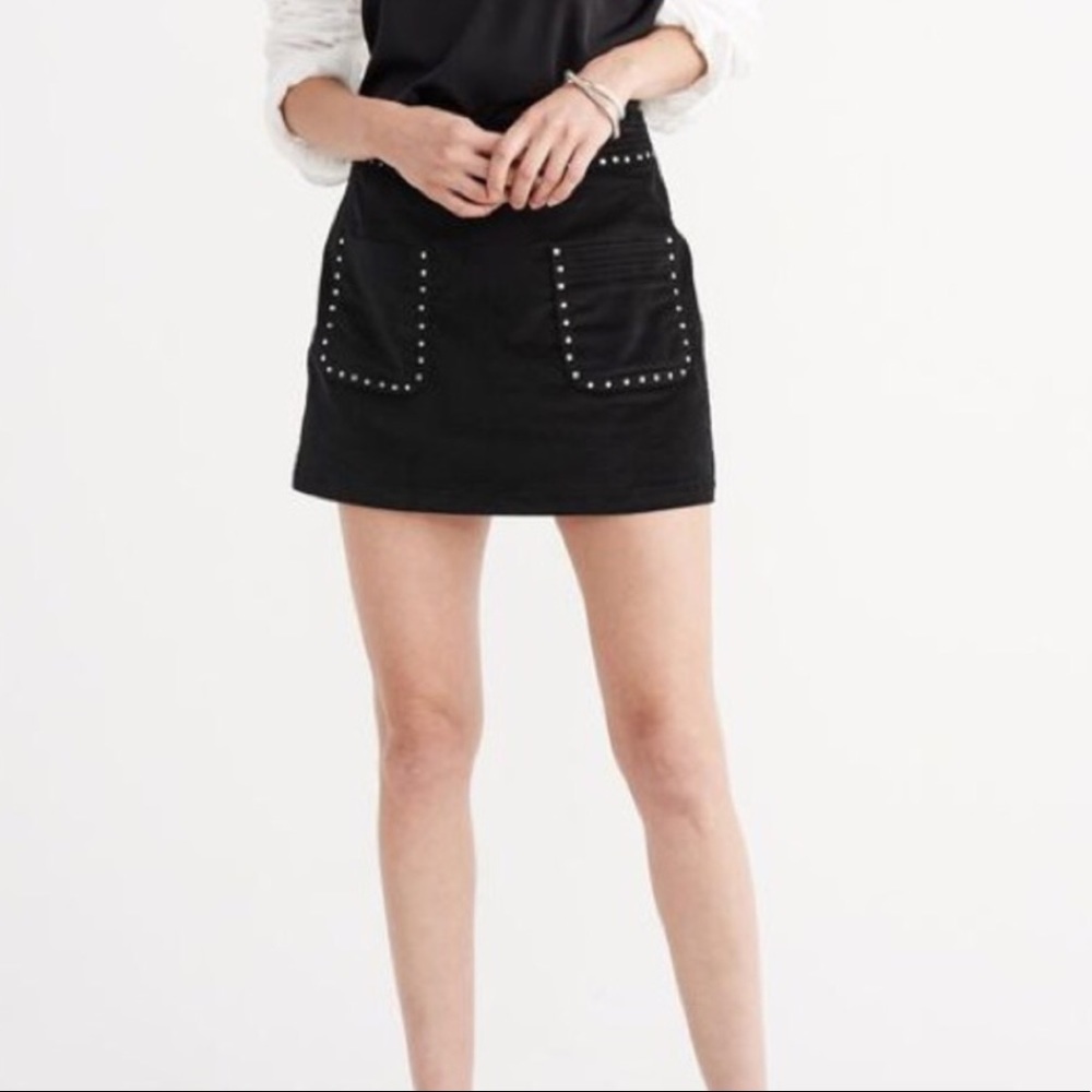 Velvet midi skirt Abercrombie